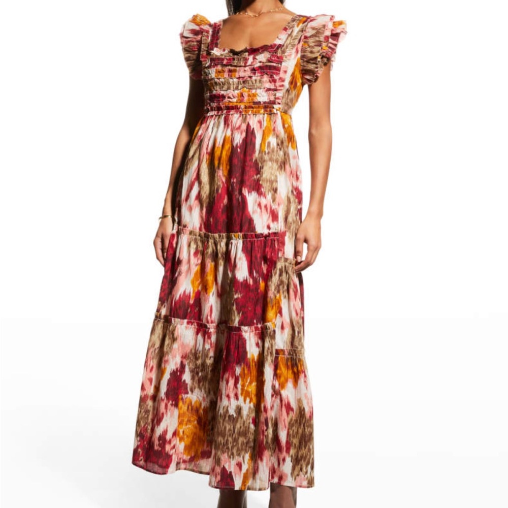 Tiered Colorful Maxi Summer Dress